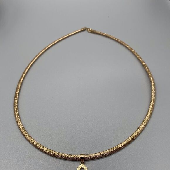 14k gold mesh necklace and Egyptian Cross - Picture 5 of 11